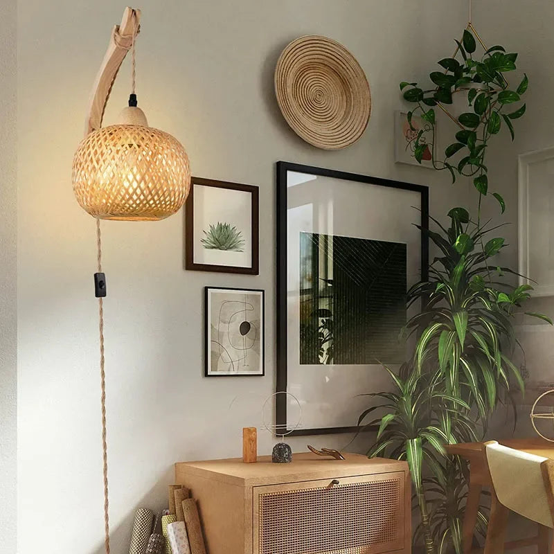 The Minimalist Bamboo Wall Sconce