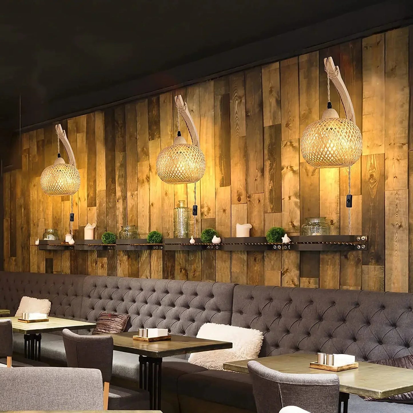 The Minimalist Bamboo Wall Sconce