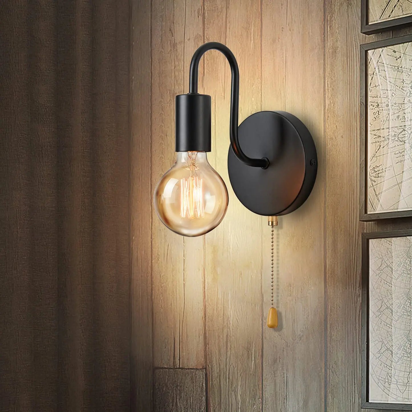 The Modern Black Wall Lamp