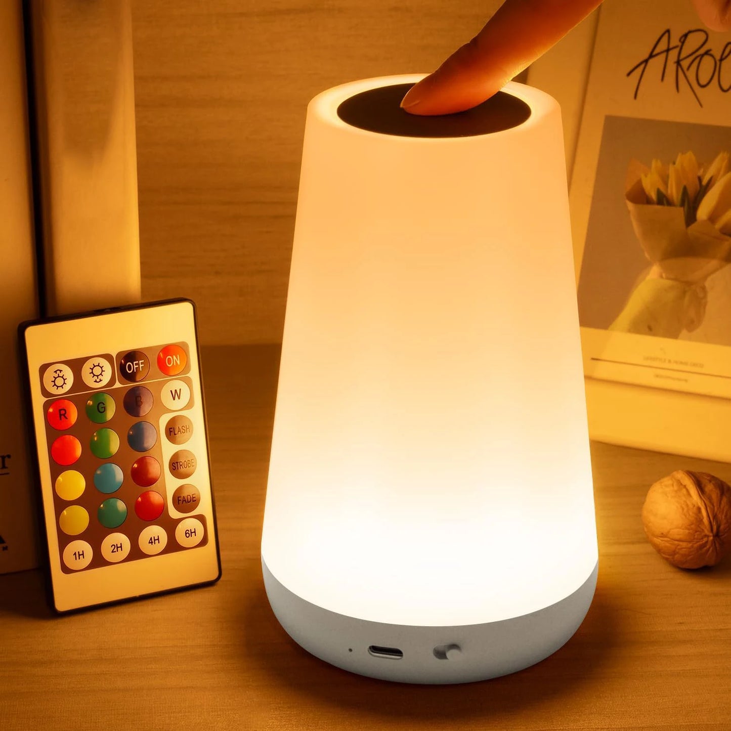 The RGB Remote Control Table Lamp