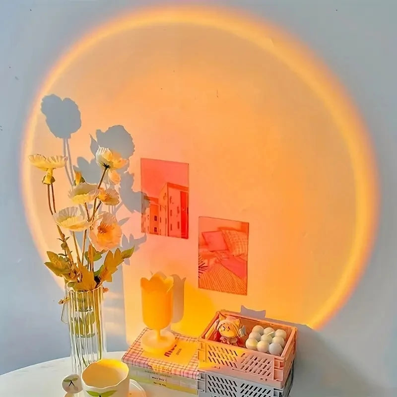 The RGB Sunset Projection Lamp