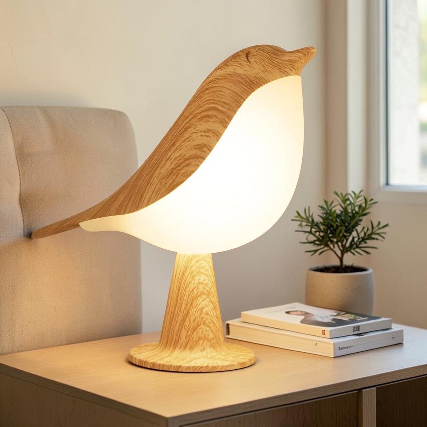 The Bird Table Lamp with Touch Control - Solara