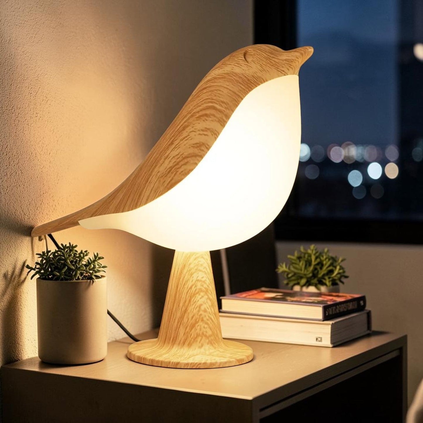 The Bird Table Lamp with Touch Control - Solara